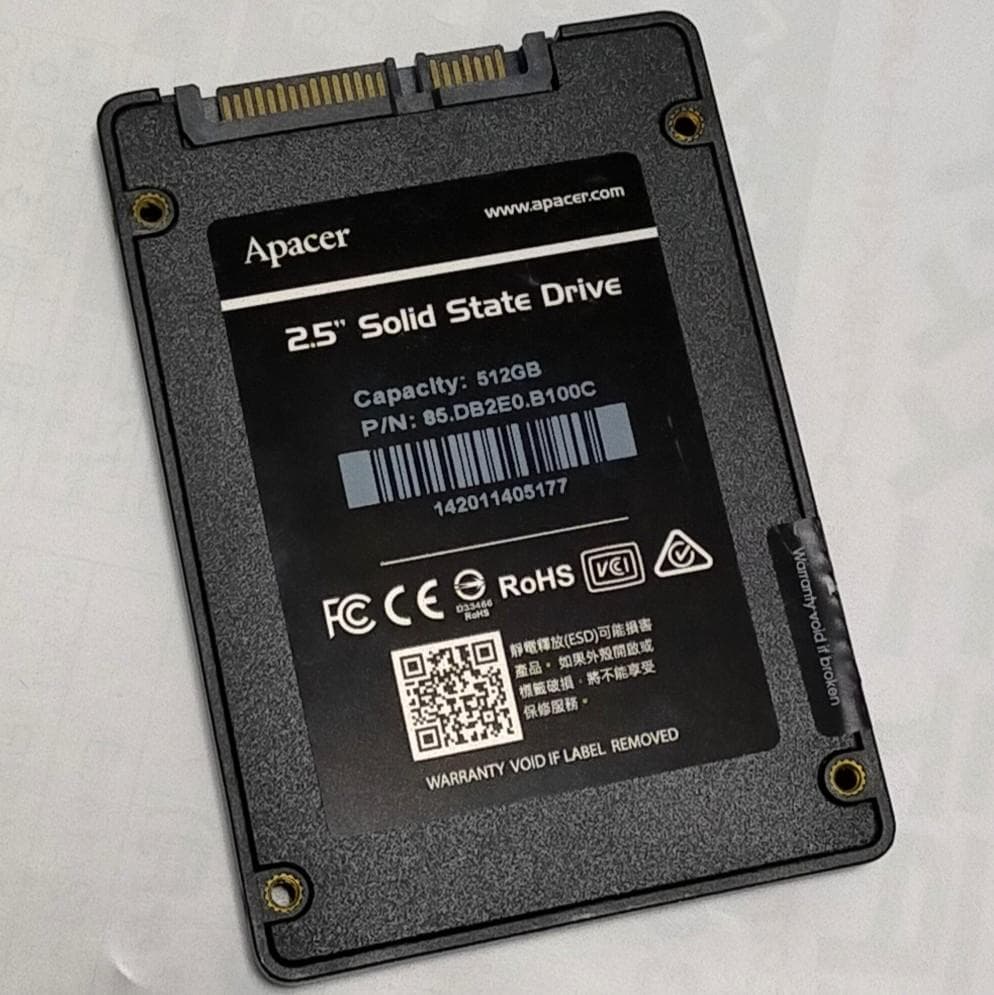 保証付き 2965時間【正常100%】SSD512GB No.6a98