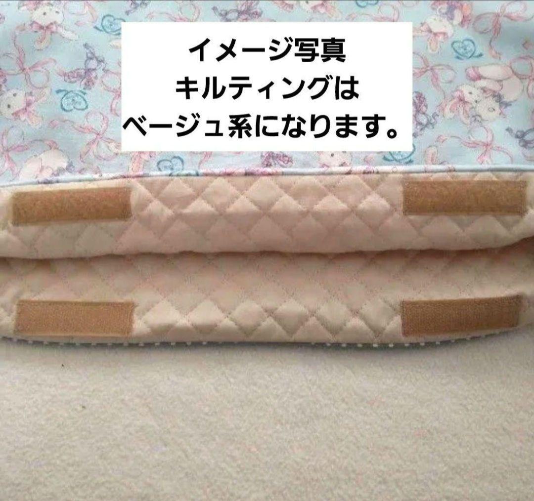 最後【ゴム交換可能×裏地付き】丈夫な　防災頭巾カバー 座布団タイプ