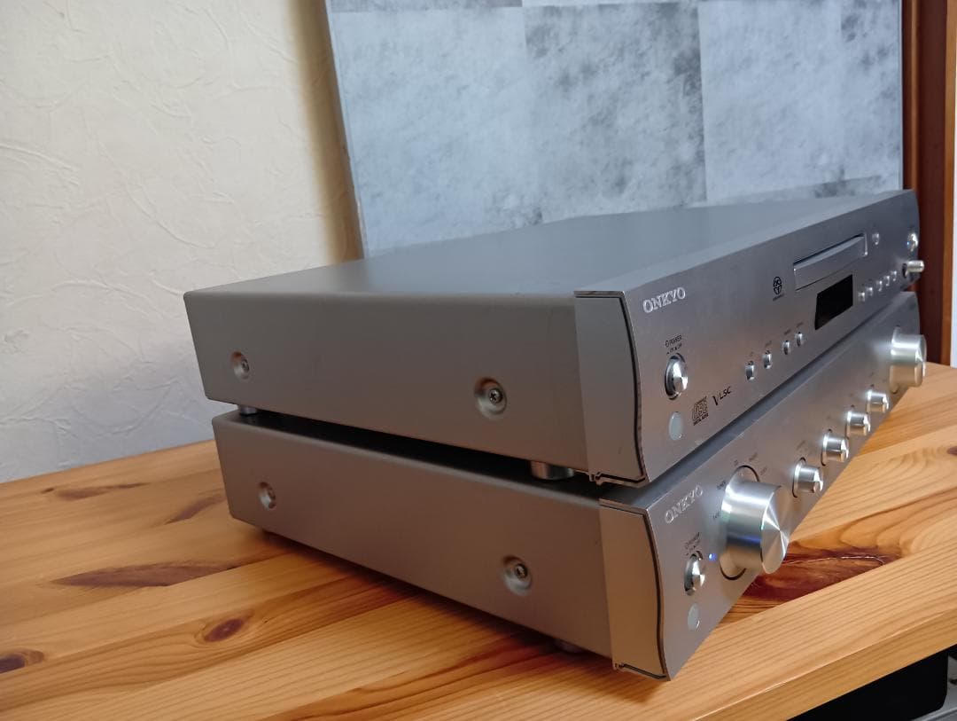 ONKYO プリメインアンプ『A-5VL』と CDプレーヤー『C-55VL』