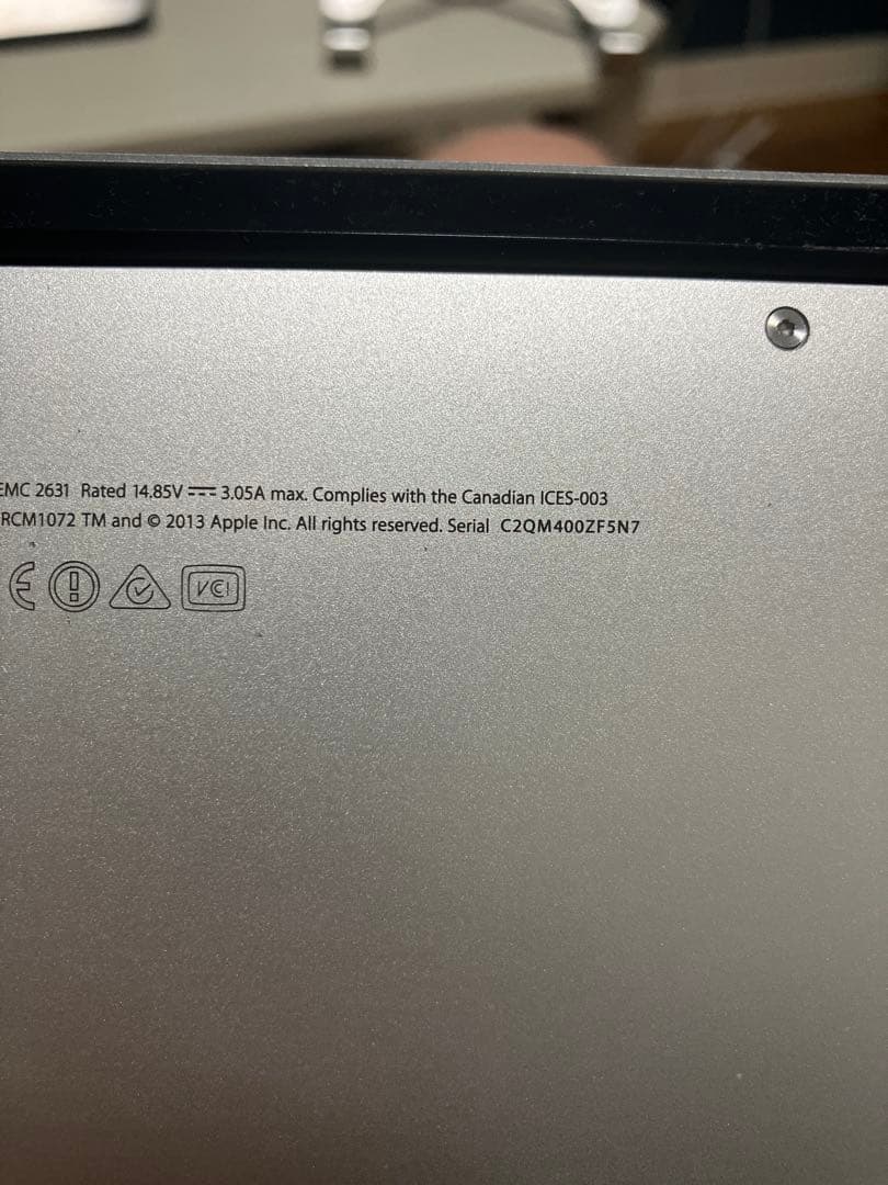 （動作品）MacBook Air (日本語配列) 11インチ　Mid2013