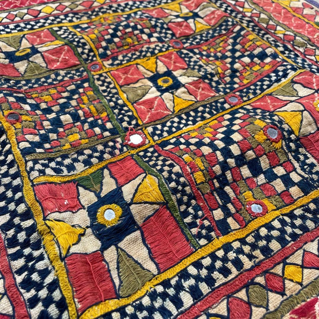 バンジャラ ヴィンテージ ミラー刺繍 古布