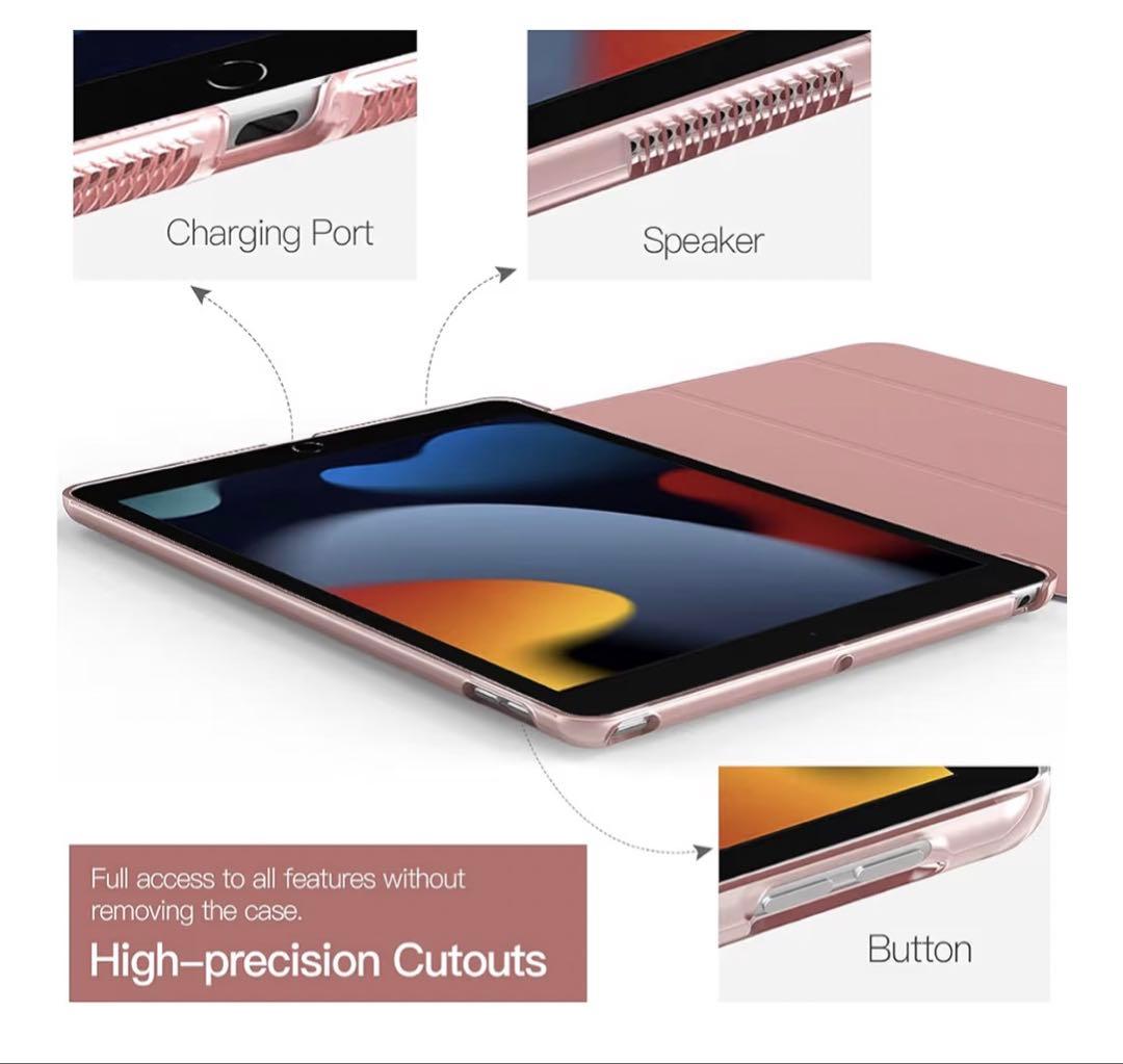 Apple iPad 第7世代128GB ローズゴールドケース付き
