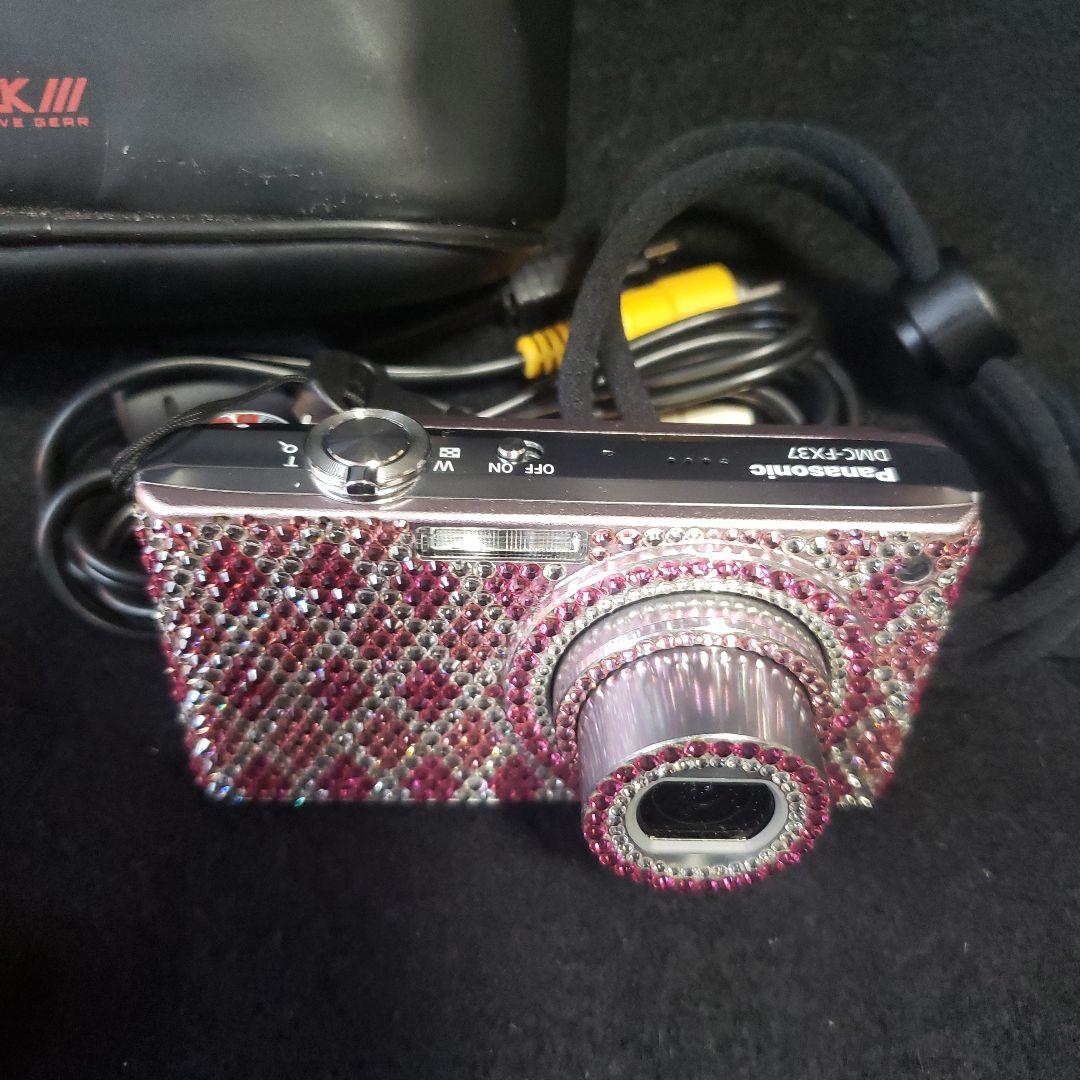 Panasonic DMC-FX37 ストーン装飾カメラ