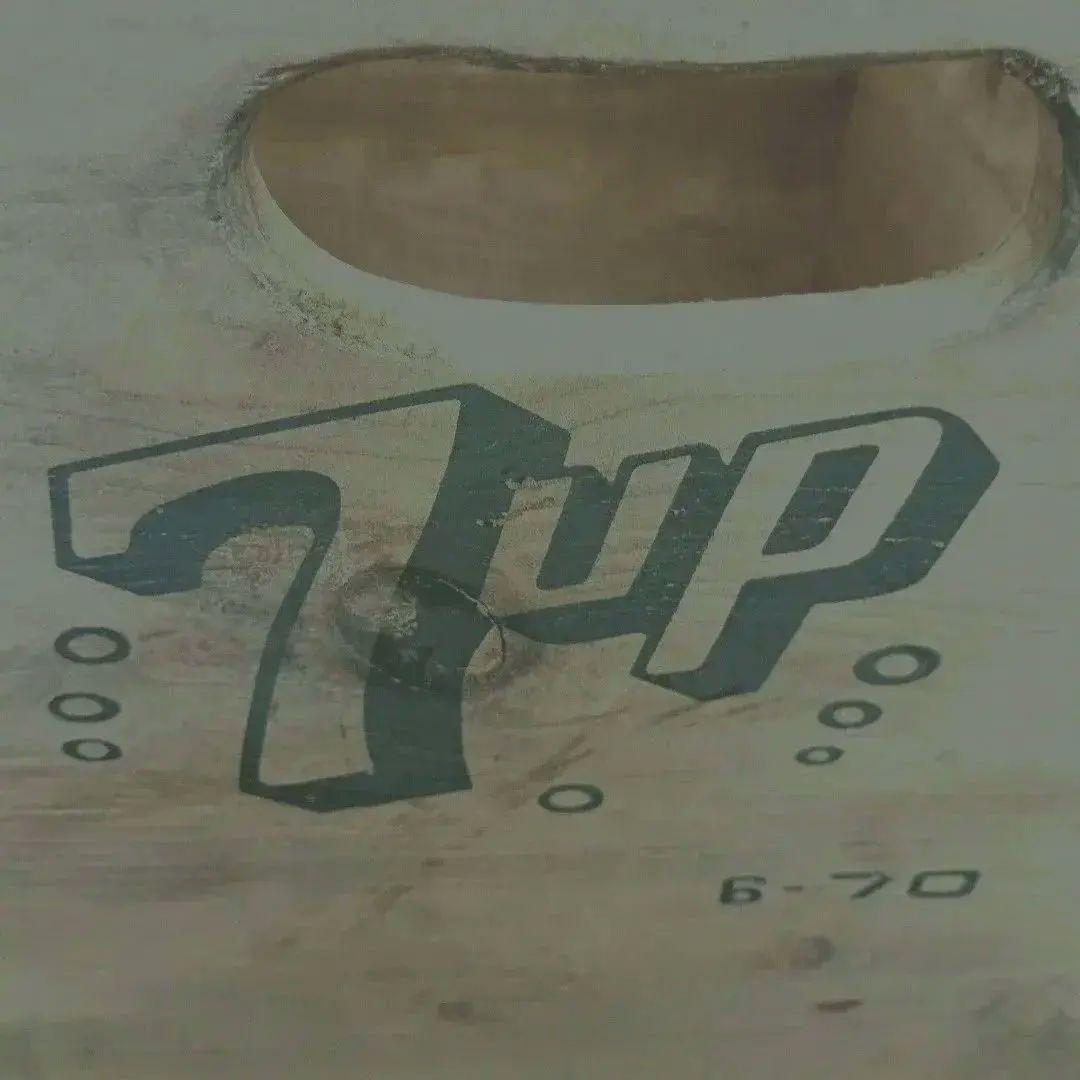 アメリカンビンテージ　Seven Up Bottling Co. 木製ボトル箱