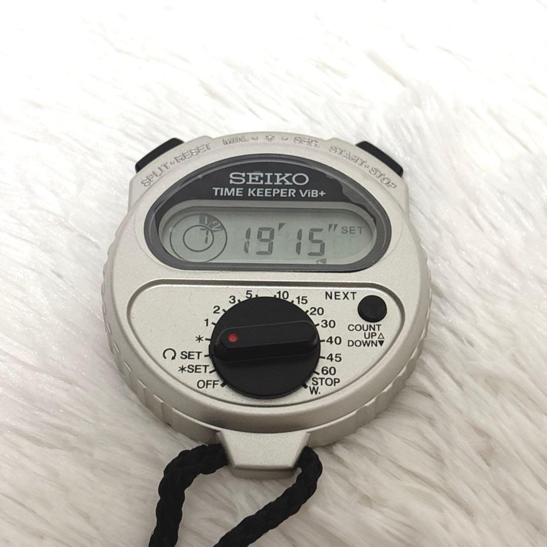 【未使用品級】セイコー SEIKO ストップウオッチ タイムキーパー ビブ