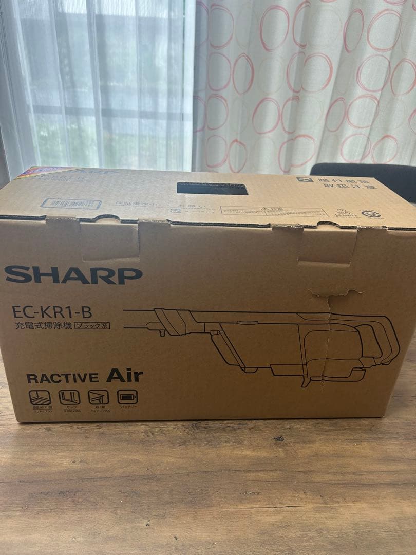 SHARP EC-KR1-B スティッククリーナー　充電式掃除機　ブラック