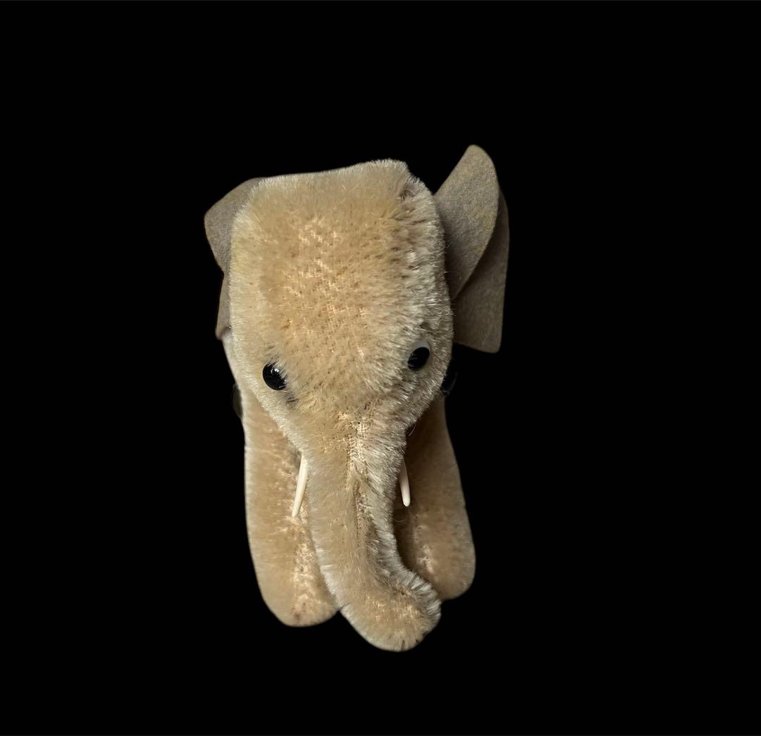 Steiff ゾウ ぬいぐるみ　ヴィンテージ　60年代 ✴︎コレクターアイテム