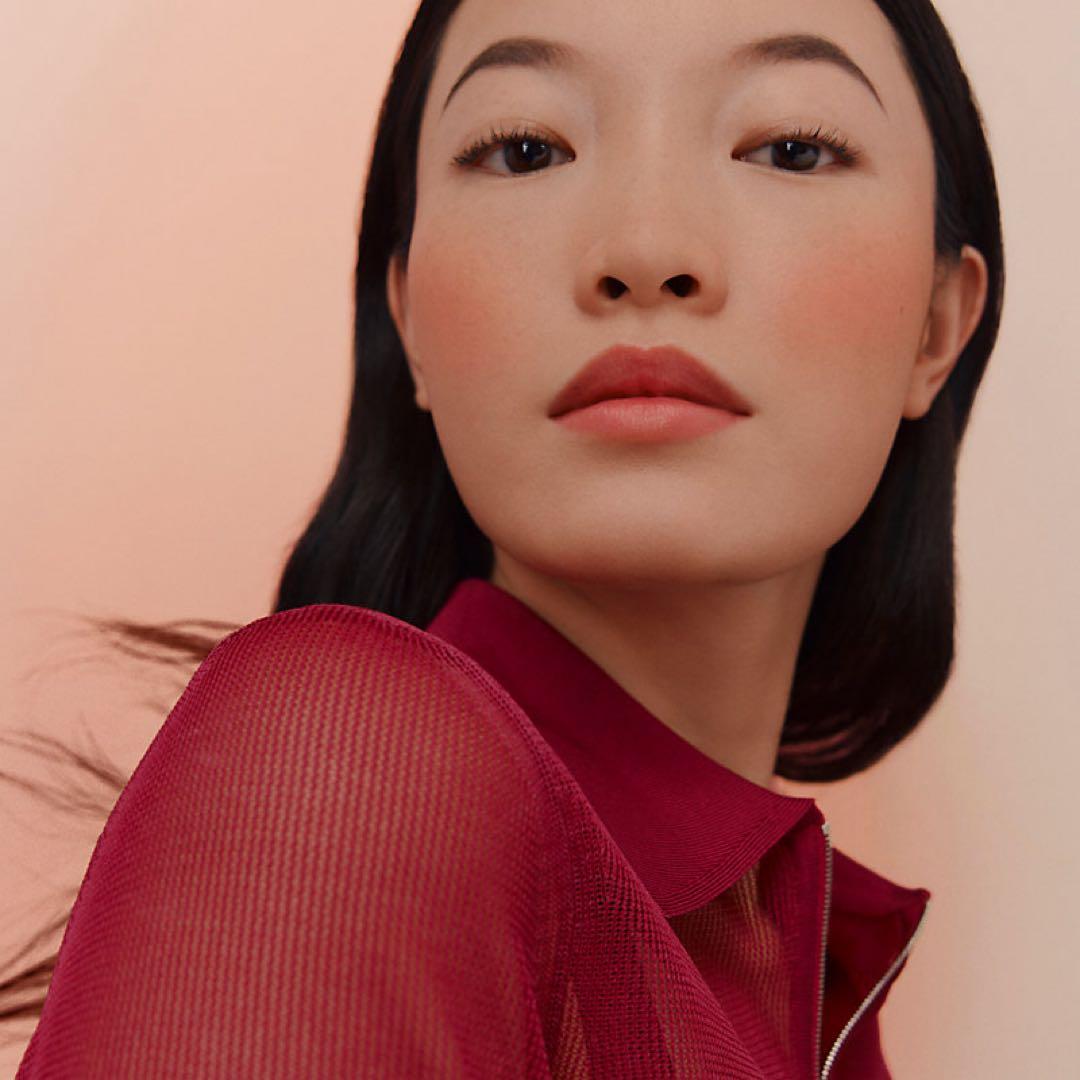 HERMES ローズエルメス　ファーアジュプードルソワイユーズ23チークカラー
