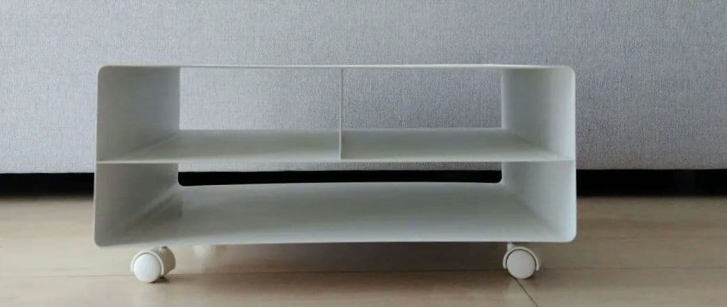 山崎実業 プリンター台 タワー tower ホワイト 白 完成品