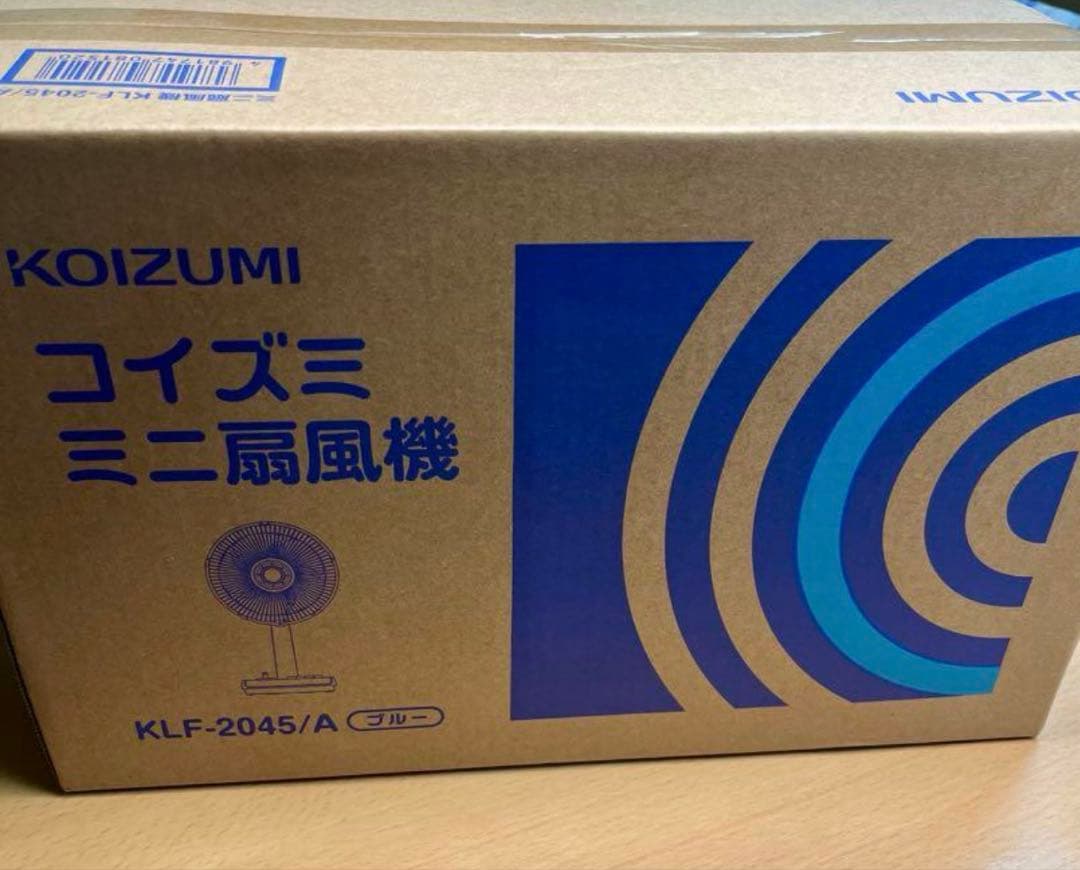 KOIZUMI ミニ扇風機 昭和レトロ風 新品未開封
