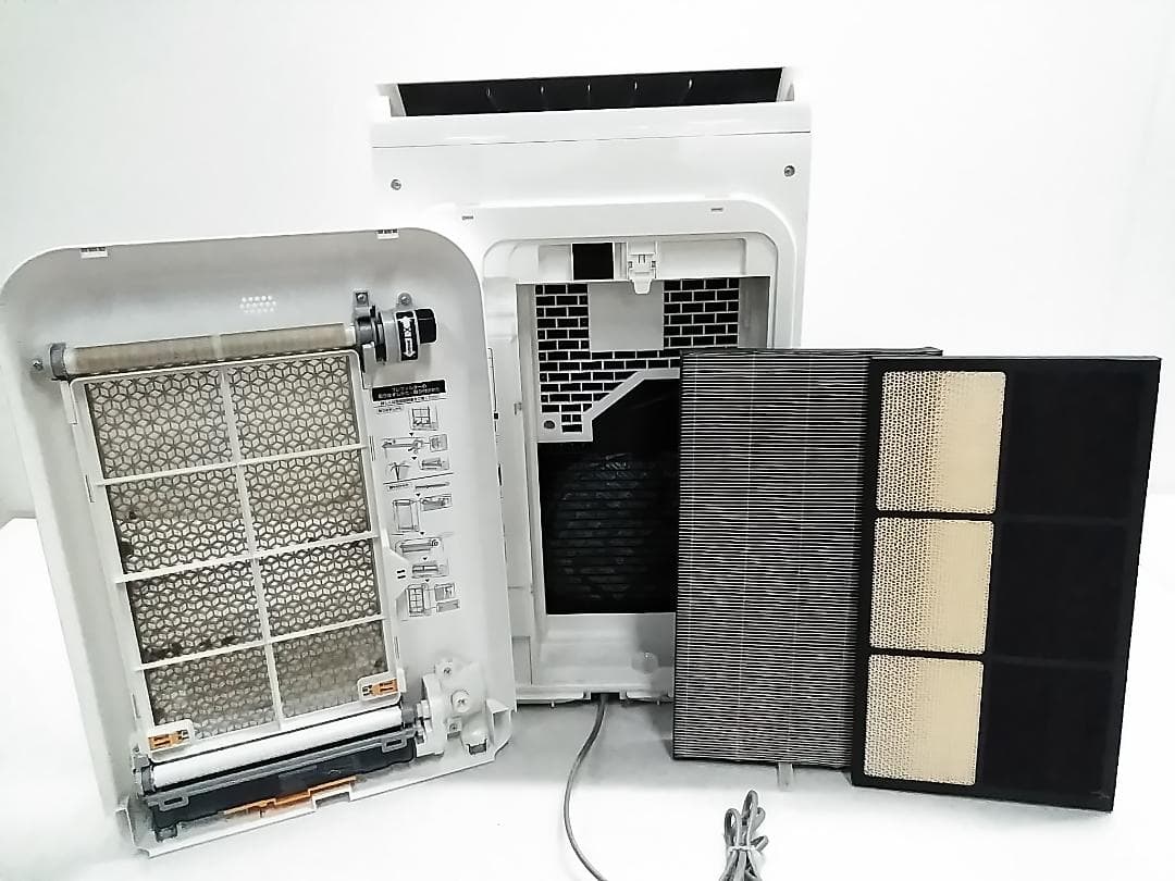 SHARP 加湿空気清浄機 KI-HX75-W 21-34畳 19年製 花粉 ★