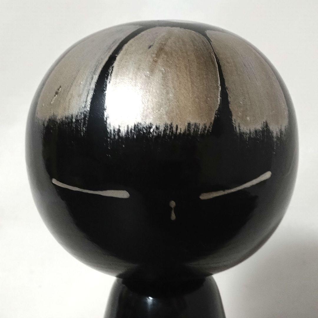 石原日出男　創作こけし　黒童子　伝統工芸　日本人形　Kokeshi Doll