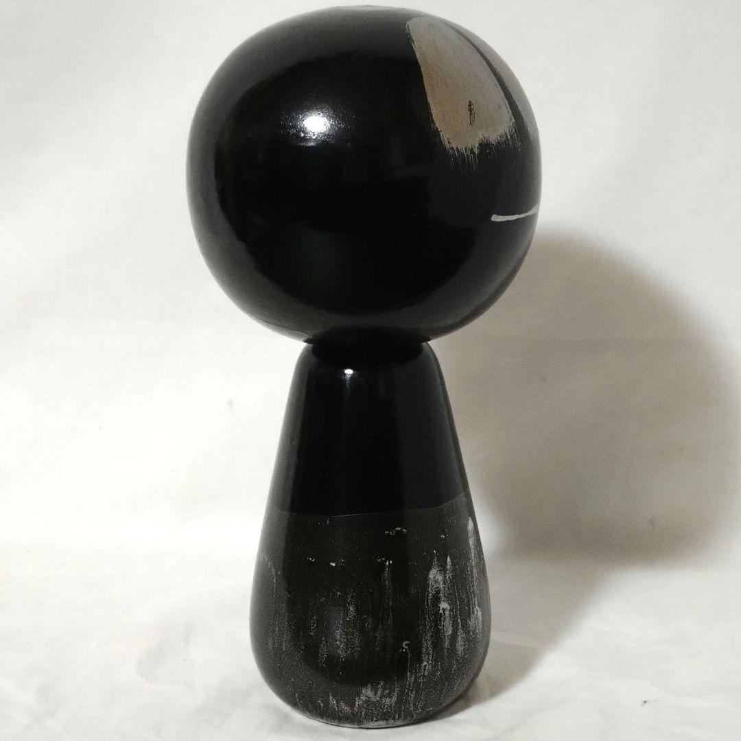 石原日出男　創作こけし　黒童子　伝統工芸　日本人形　Kokeshi Doll