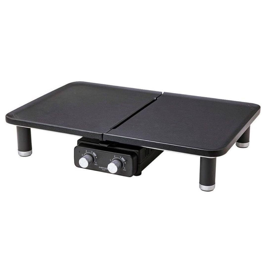 【新品未使用】evercook DUO GRILL ブラック HPY-121