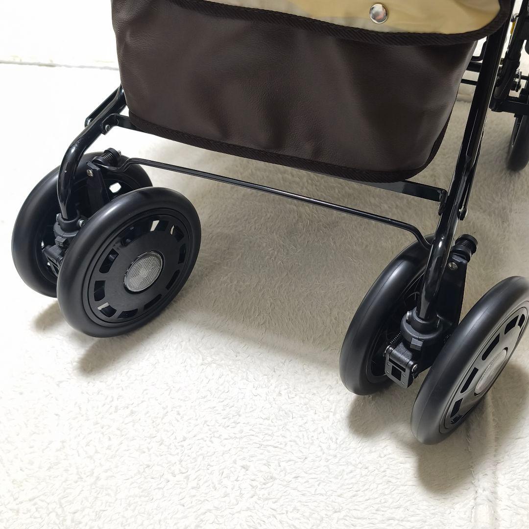 シルバーカー 手押し車 座れる ブレーキ付 送料無料 ボックスタイプ 美品