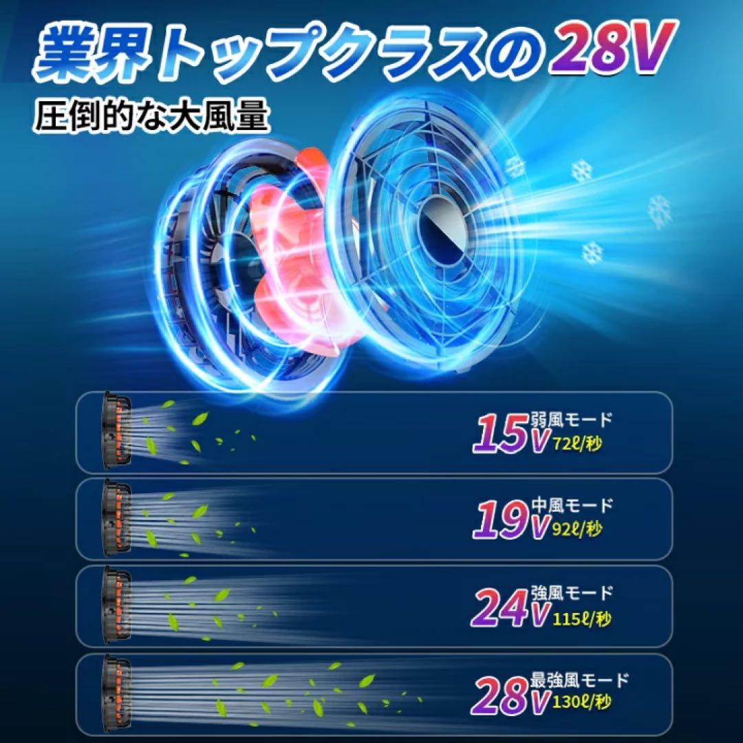 大きいサイズ⭐️ファン付きベスト 空調服 バッテリー付き 空調作業服 2XL 迷彩