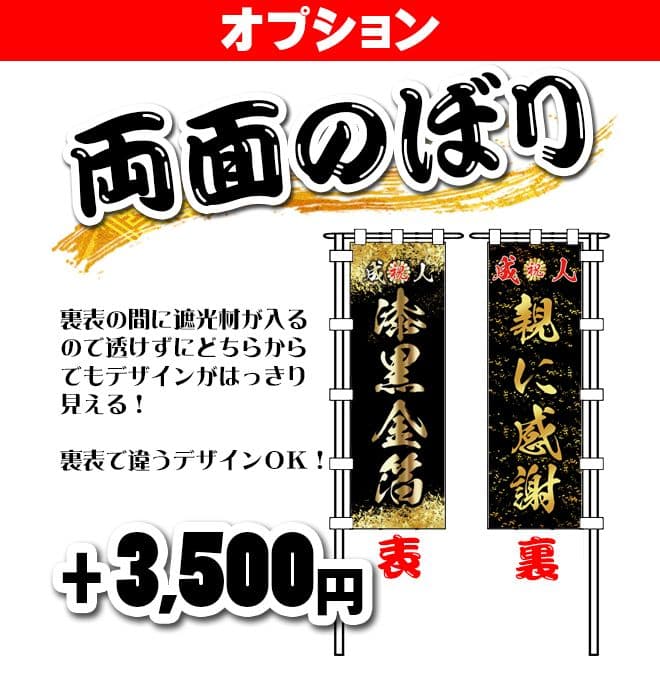 ガングロたまご　オリジナルのぼり旗