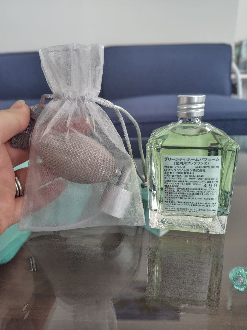 希少　ロクシタン グリーンティ　ホームパヒューム 100ml 専用スプレー付き