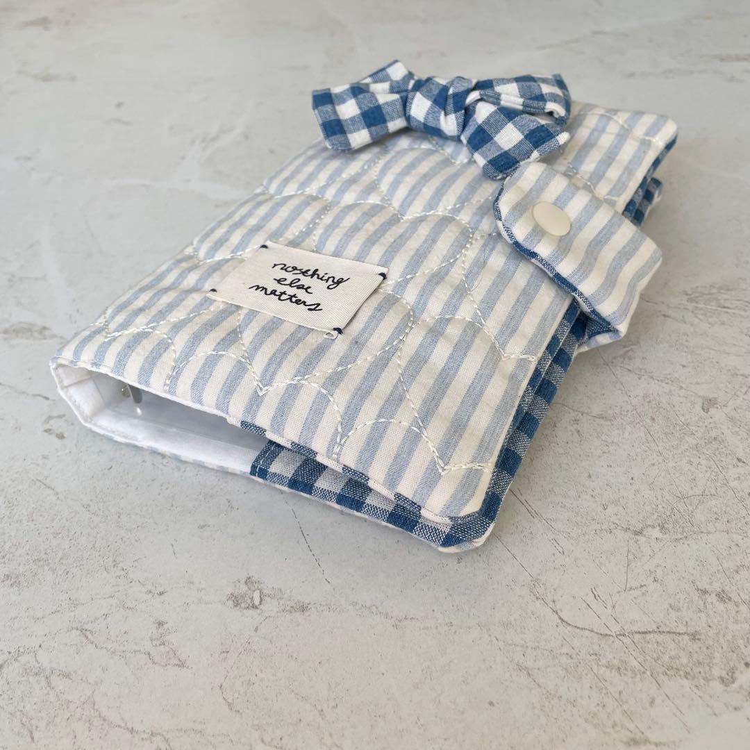 A6バインダー&バインダーカバーセット 韓国　ブルーリボン