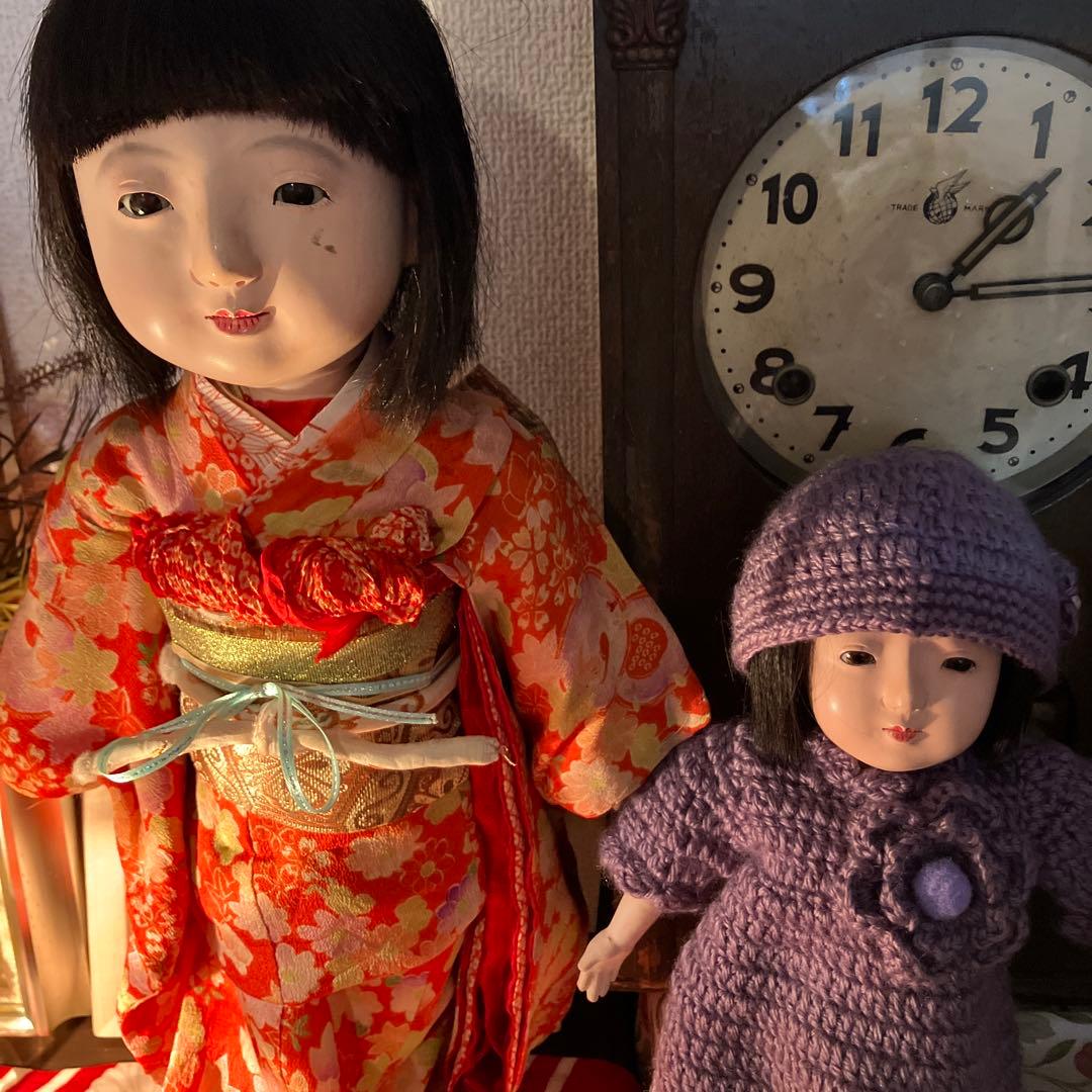 市松人形・銘柄光月2体セット(別売り不可)