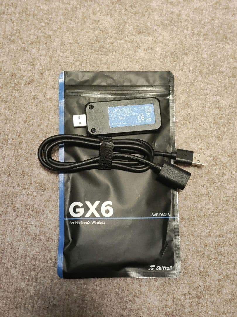 HaritoraXワイヤレス ドングルGX6付き 中古(ほぼ使用せず)