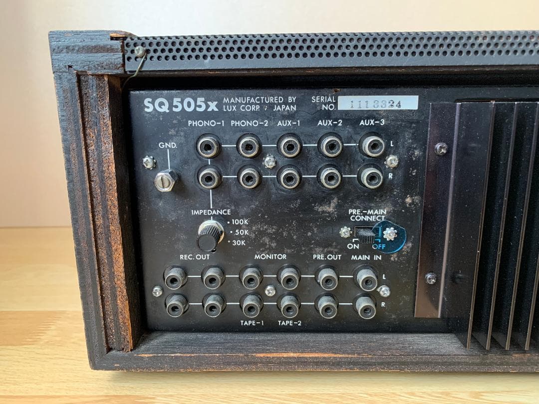 【フルレストア品】LUXMAN ラックスマン プリメインアンプ 505X