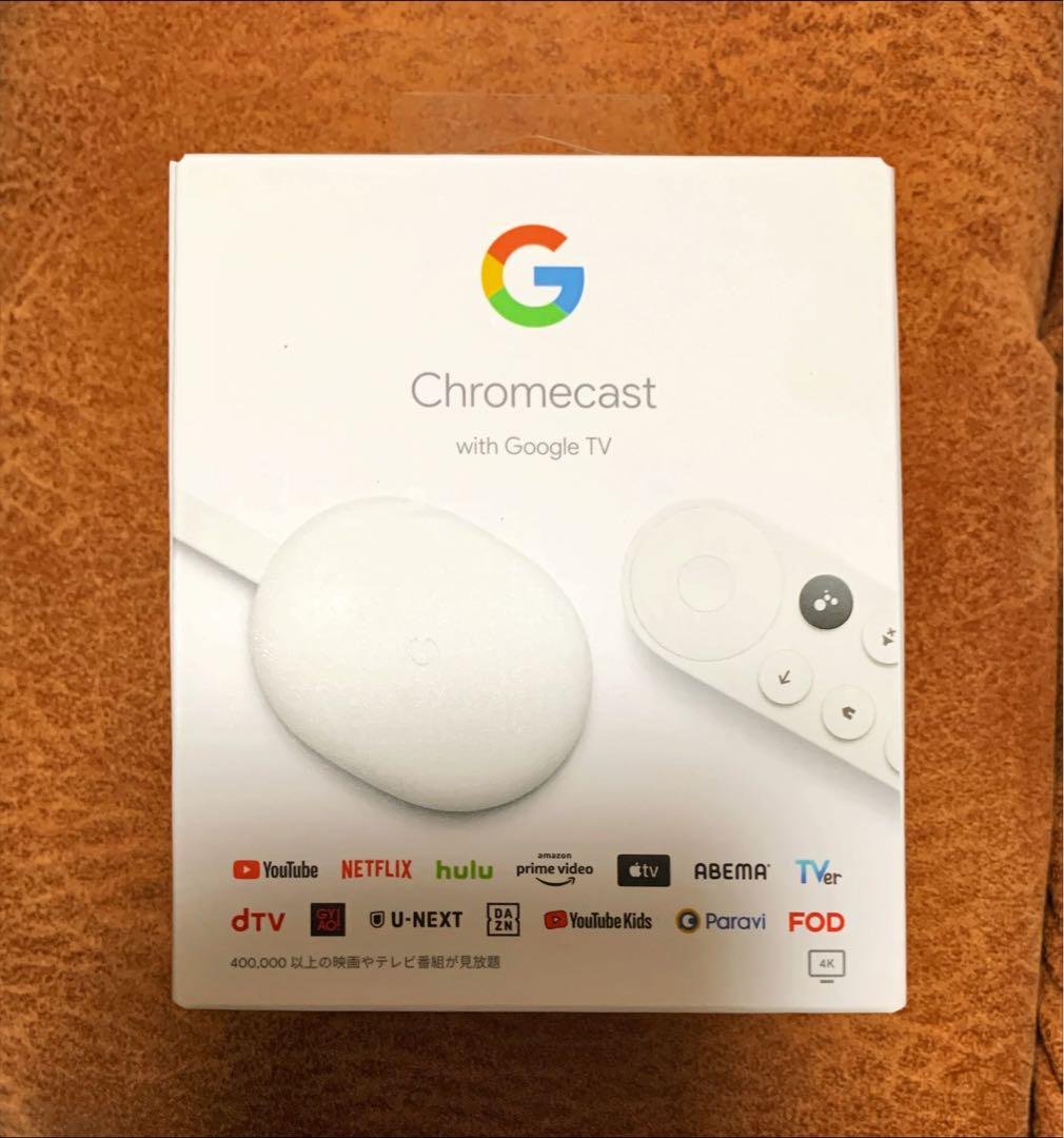 【美品】Google クロームキャスト Chromecast TV 4K