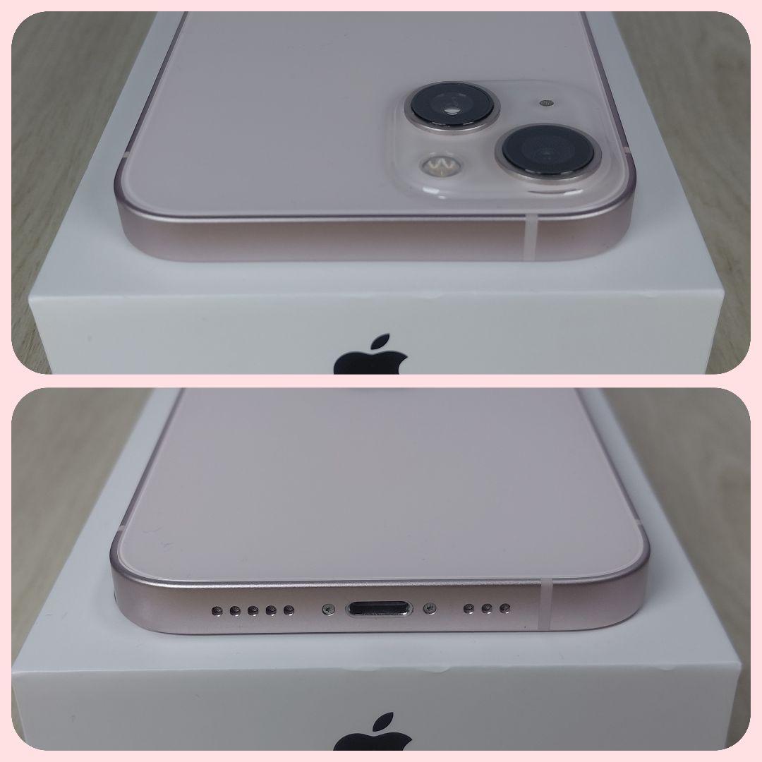 iPhone 13 256GB SIMフリー バッテリー新品100% ピンク