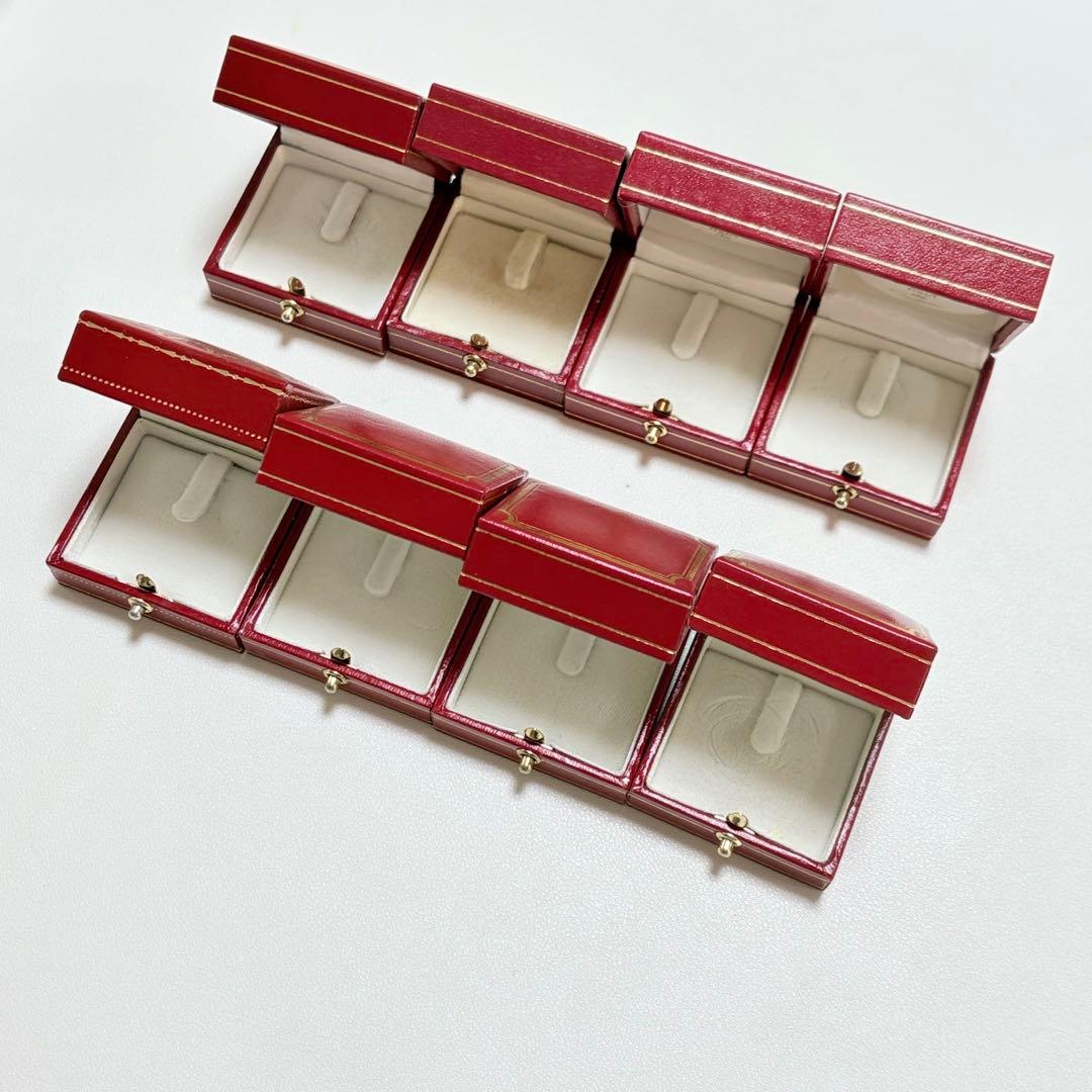 美品　カルティエ　リングケース　指輪入れ　8個セット