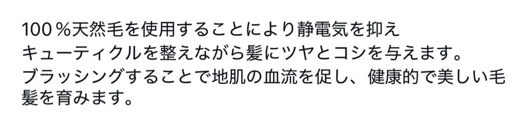 BISYŌDŌ 木製ヘアブラシ