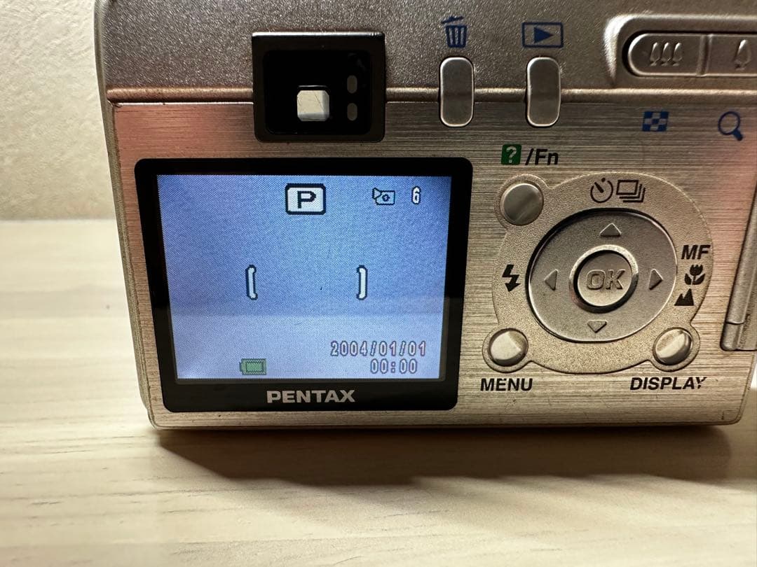 【完動品】PENTAX Optio S50 コンパクトデジタルカメラ　シルバー