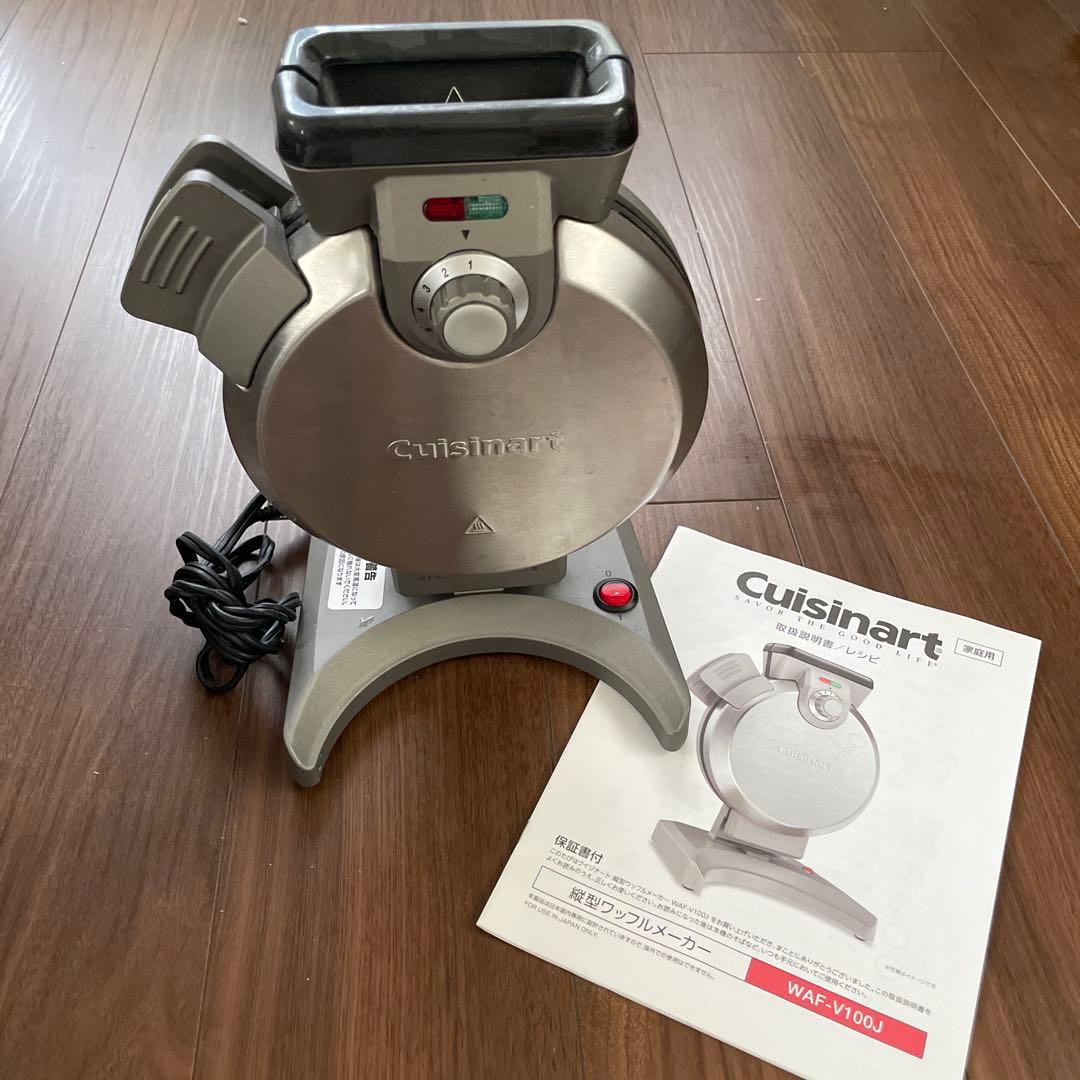 ワッフルメーカー　クイジナート 説明書付　Cuisinart WAF-V100J
