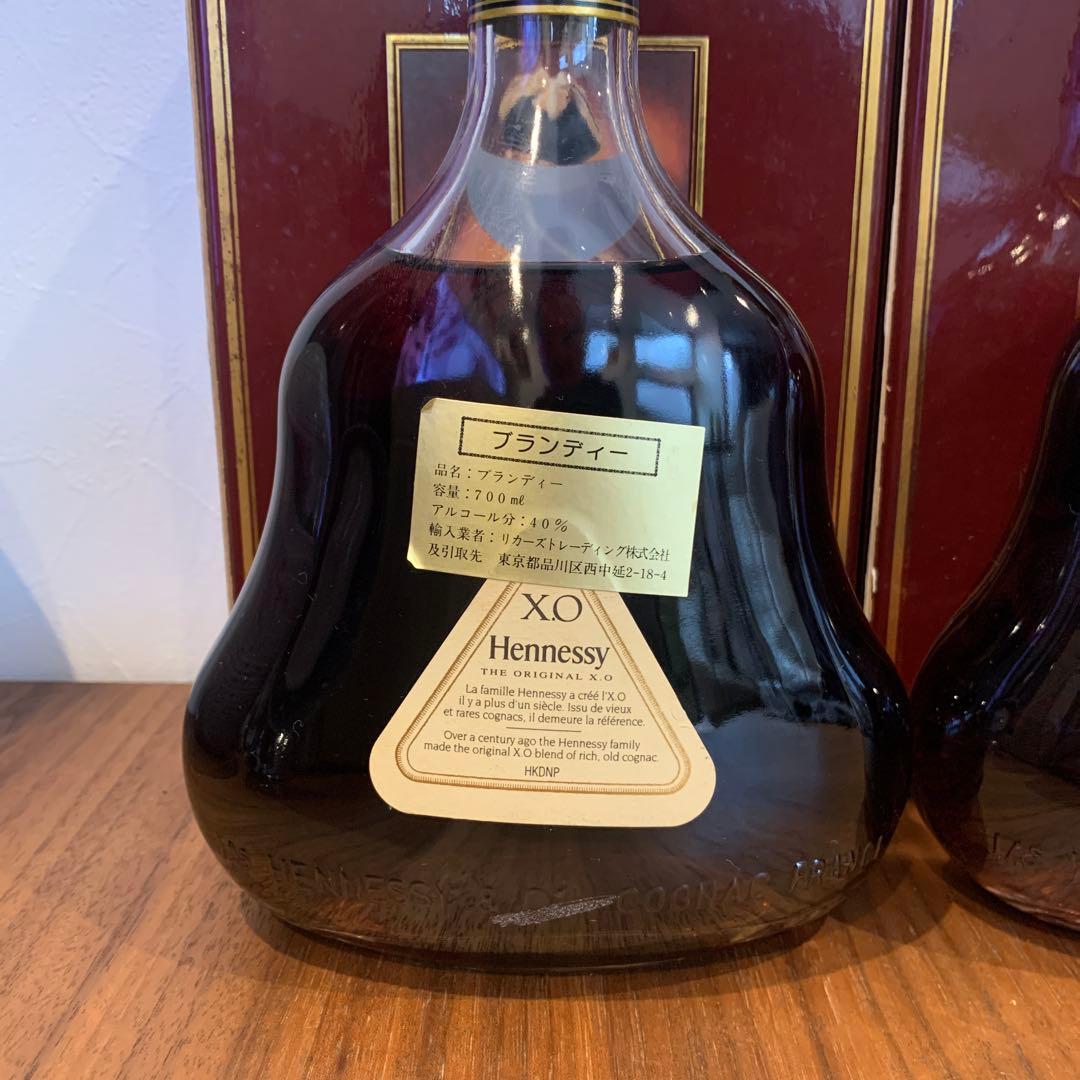 Hennessy XO 3本セット オリジナルボックス付き金キャップ