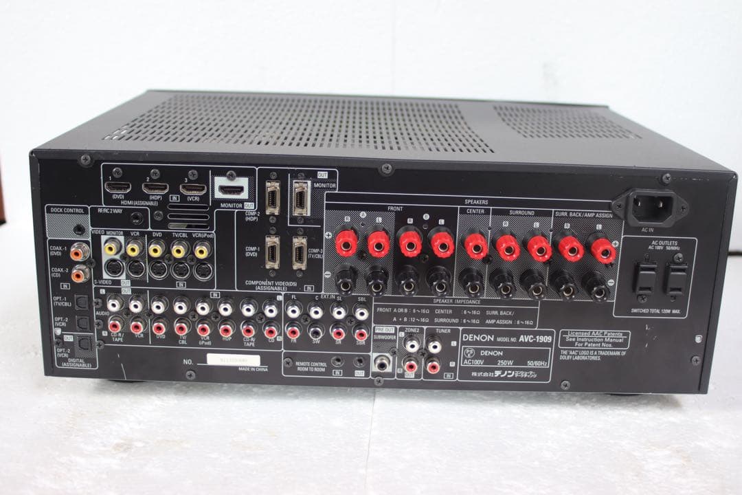 DENON デノン　AVC-1909 AVアンプ