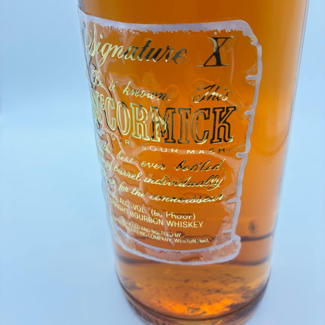 マコーミック バーボン Signature X McCORMICK 750ml