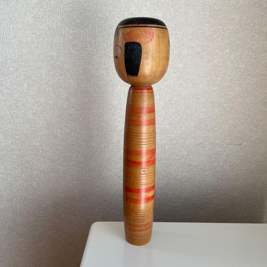 福島県土湯温泉　土湯系こけし　斉藤弘道（さいとう ひろみち）工人作　36cm