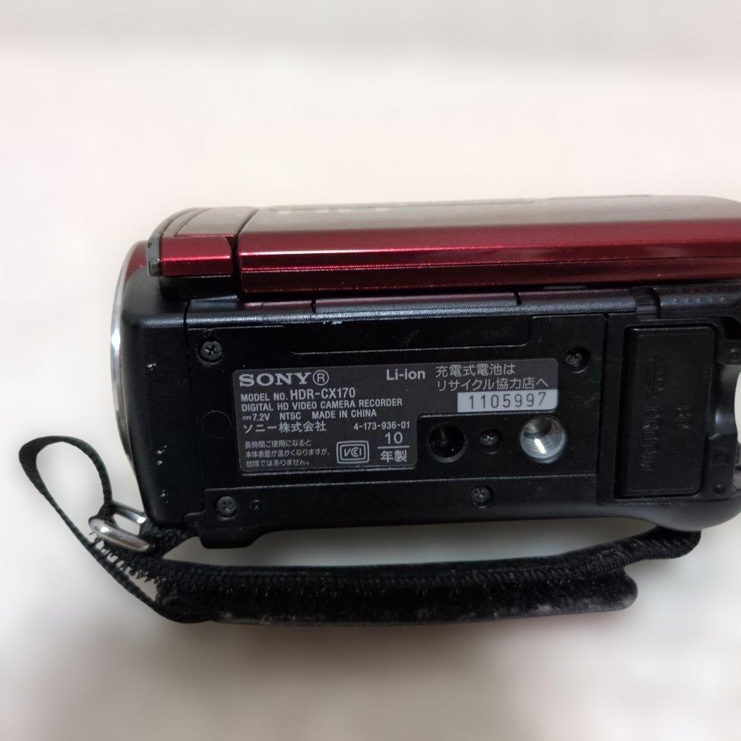 SONY HDR-CX170 ビデオカメラ フルHD 付属品あり