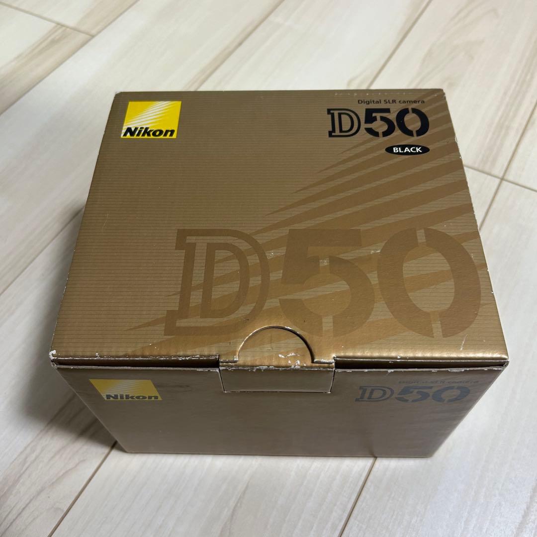 電源・動作OK レア 箱付 スマホ転送可 Nikon D50 一眼レフ デジカメ