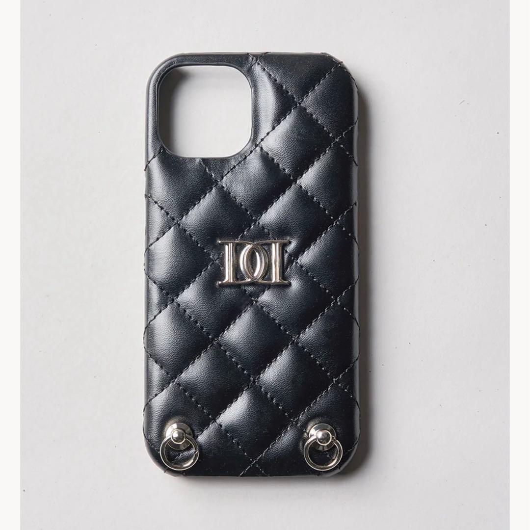 Darich DDキルティングiPhoneケース ブラック iPhone15