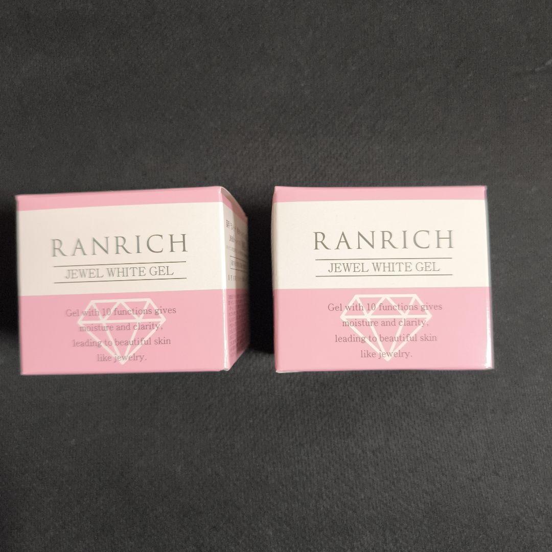 健康家族 薬用ランリッチ 美白オールインワン宝石ジェル 50g入×2個セット外
