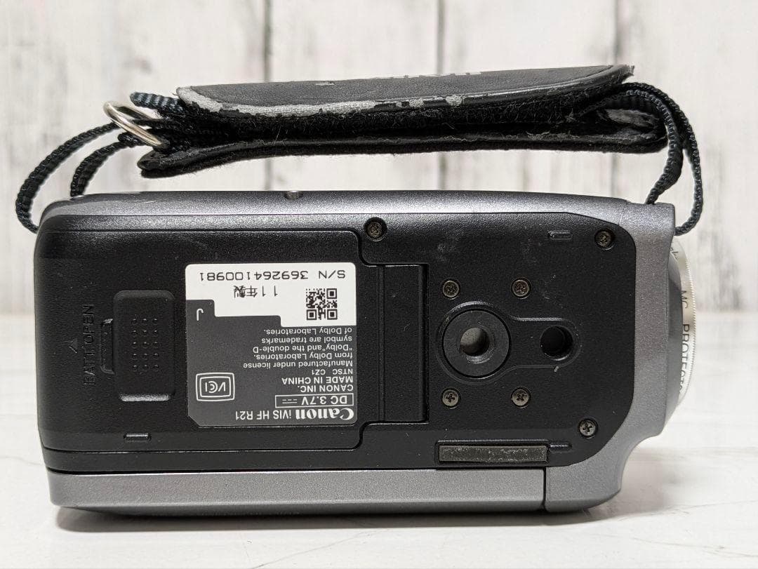 【美品】Canon iVIS HF R21 フルHDビデオカメラ 高画質動作良好