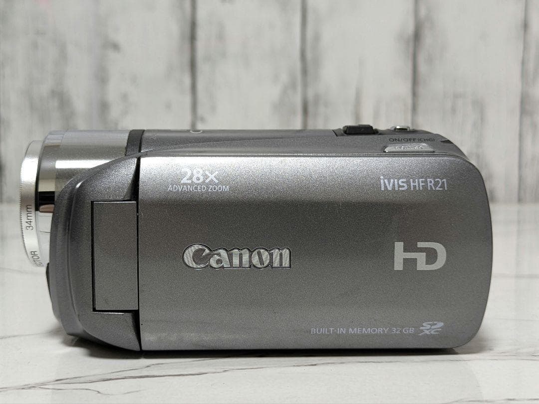 【美品】Canon iVIS HF R21 フルHDビデオカメラ 高画質動作良好