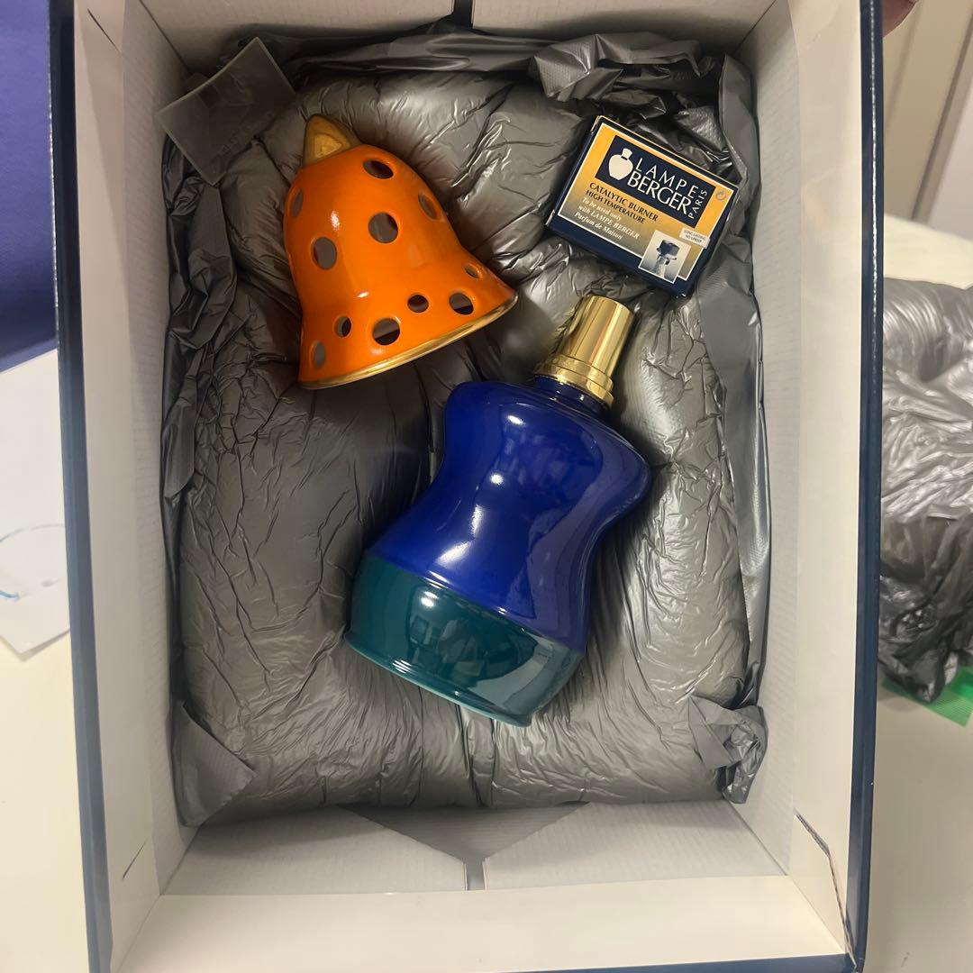 Lampe Berger 芳香器 5461 青とオレンジ
