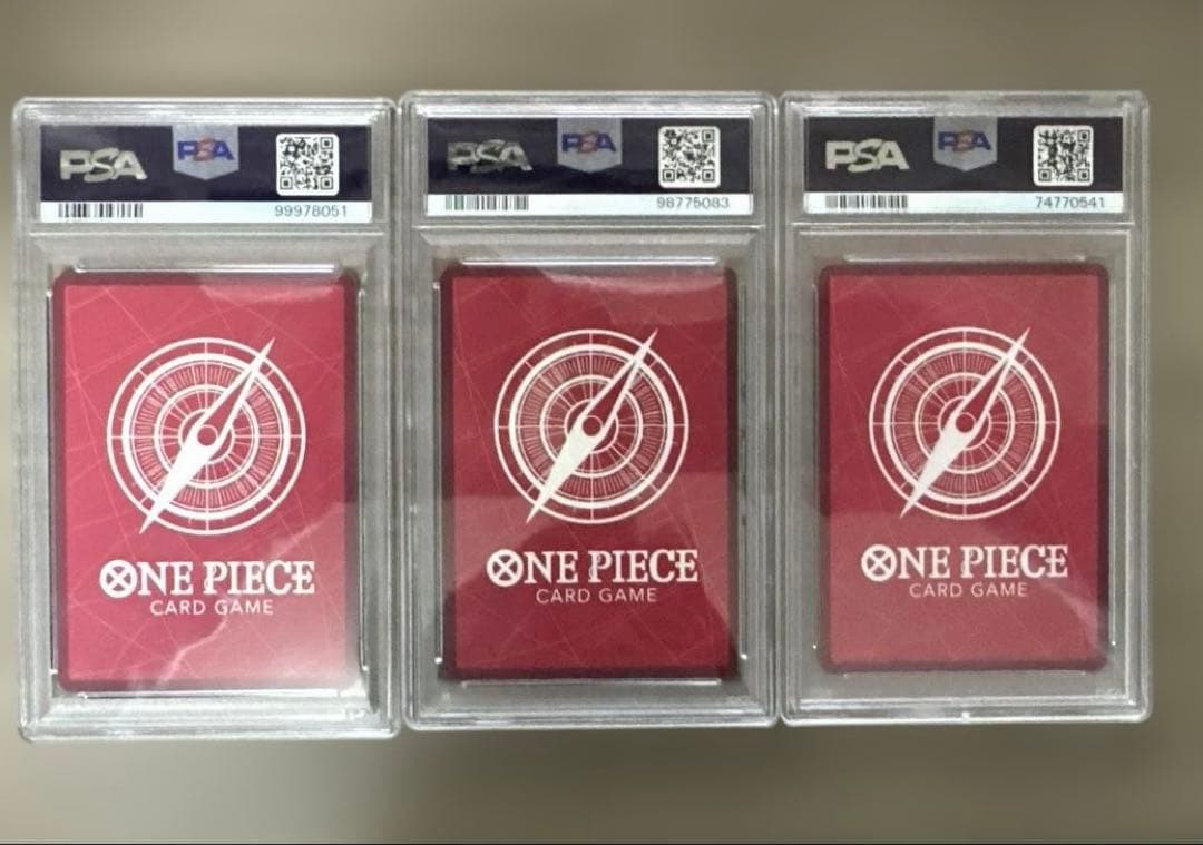 ルフィ・サンジ・ゾロ リーダーパラレル　psa10 ワンピースカード