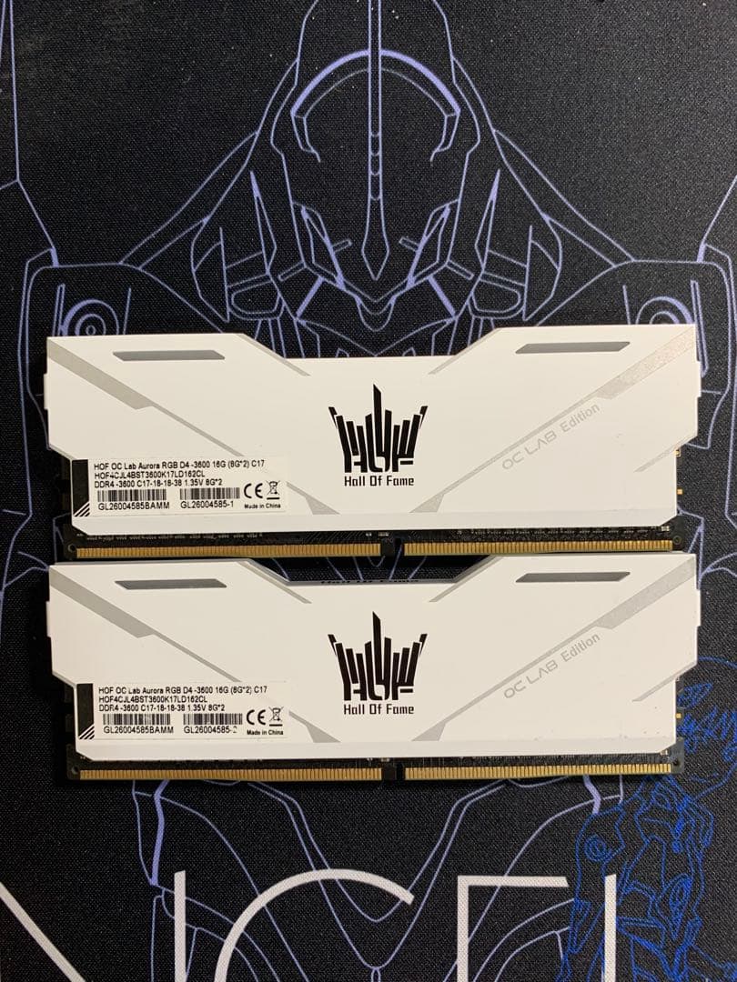 メモリー GALAX HOF OC Lab DDR4-3600 CL17 B-Die