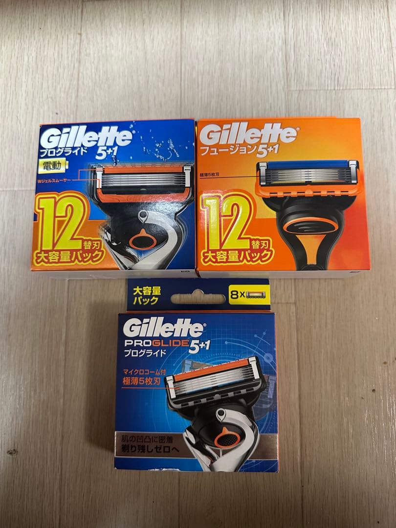 Gillette ProGlide 5+1 替え刃 12個・8個入り
