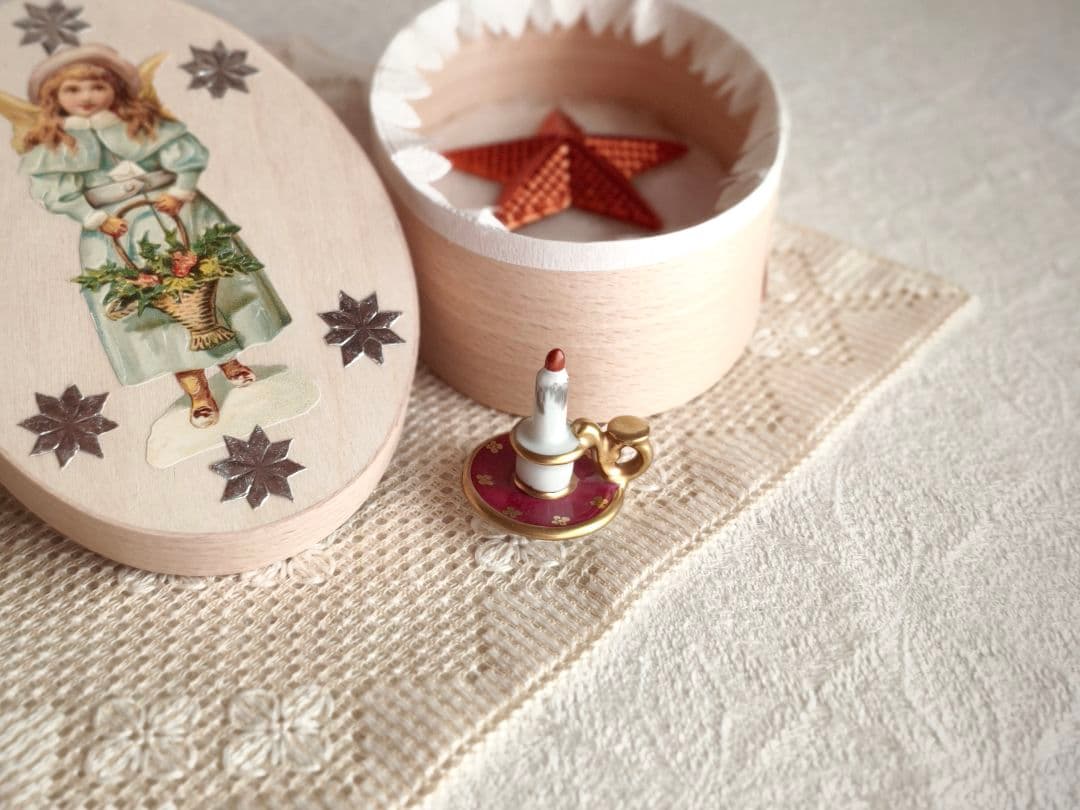 * vintage candle * ✵ * ✵ 陶器の キャンドル