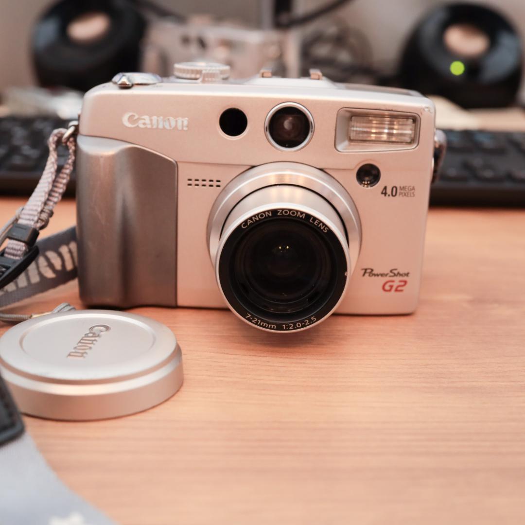 【希少 箱あり稼働品】Canon PowerShot G2 デジタルカメラ