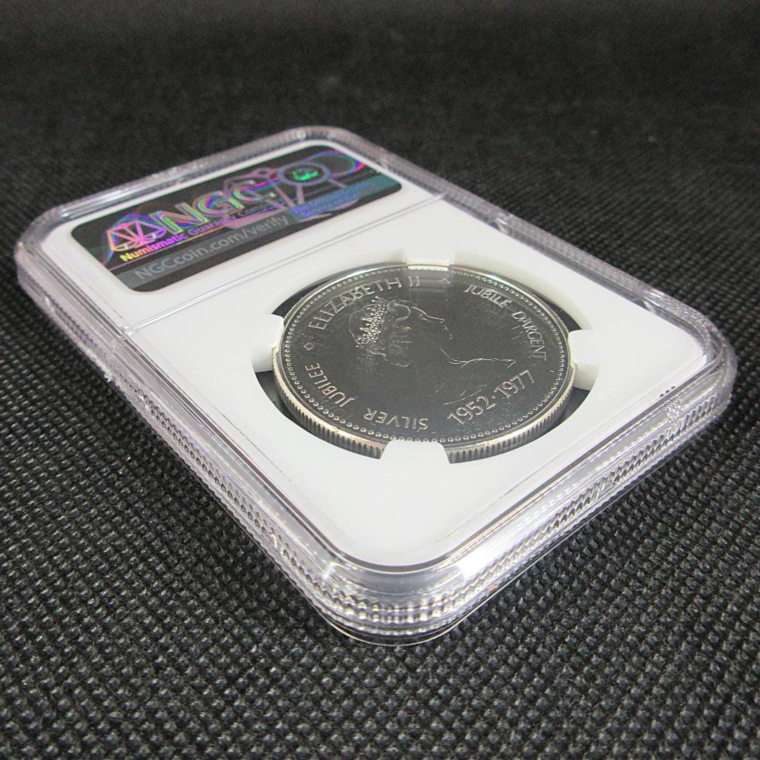 1977 カナダ エリザベス2世 シルバージュビリー 銀貨 アンティーク 
