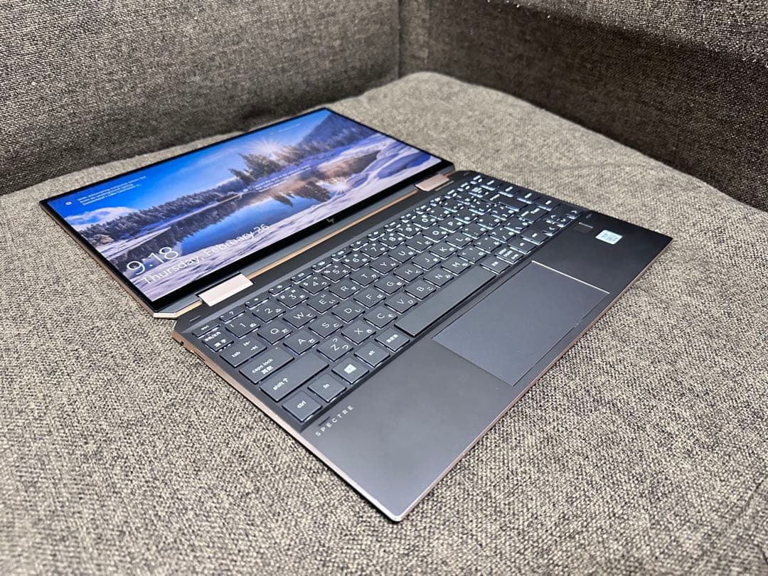 HP Spectre x360 2in1 ノートPC i5 バッテリー100%